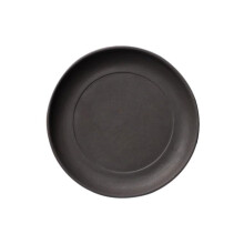 Large Round Ceramic Plant Saucer, Antique Purple Sand Flower Pot Tray, Stackable Drip Tray XLarge