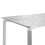 Beliani Garden Dining Table FELETTO 180 cm 90 cm Stone White Marble 6