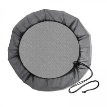 Rain Barrel Cover Mesh with Drawstring, Fine Mesh Protection for Outdoor Buckets and Garden