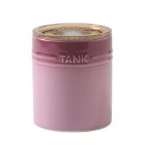 Ceramic Sugar Bowl with Lid and Spoon, Gradient 400ml Porcelain Pot for Kitchen Storage Purple
