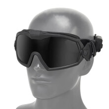 Tactical Goggles with Fan AntiFog Dual Lenses UV Protection for Airsoft Hunting Cycling MA122BK