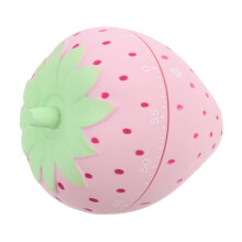 Strawberry Kitchen Timer Mechanical Cooking Alarm Cute Battery Design for Baking and Classroom Use