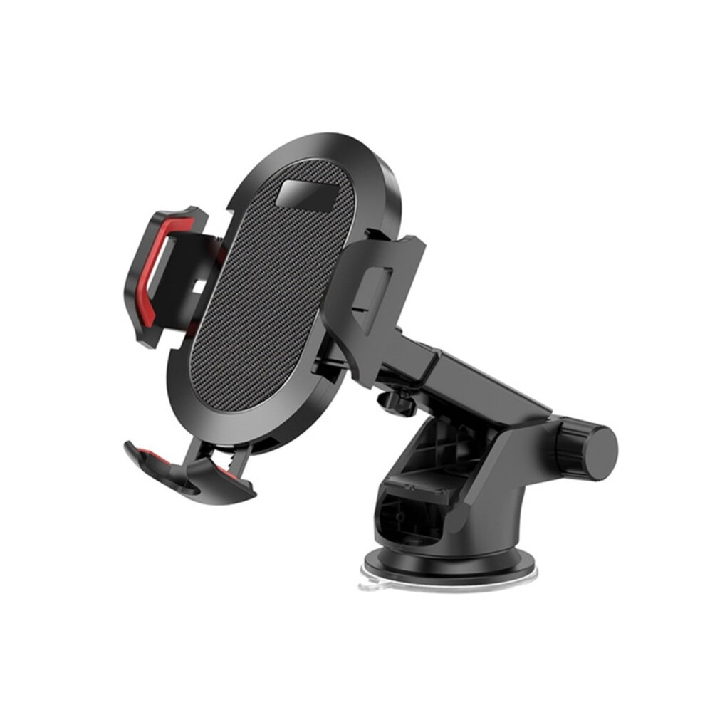 Car Phone Holder With 360 Rotation And Strong Suction, Universal Dashboard Mount For Smartphones Red 9070919757068