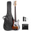 Electric GP Bass Guitar Full Set w/ Pickguard Bag Strap Cable 1