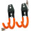 2PCS Heavy Duty Wall Mounted Tool Hooks for Garage Storage, Adjustable Metal Organizer for Tools 2