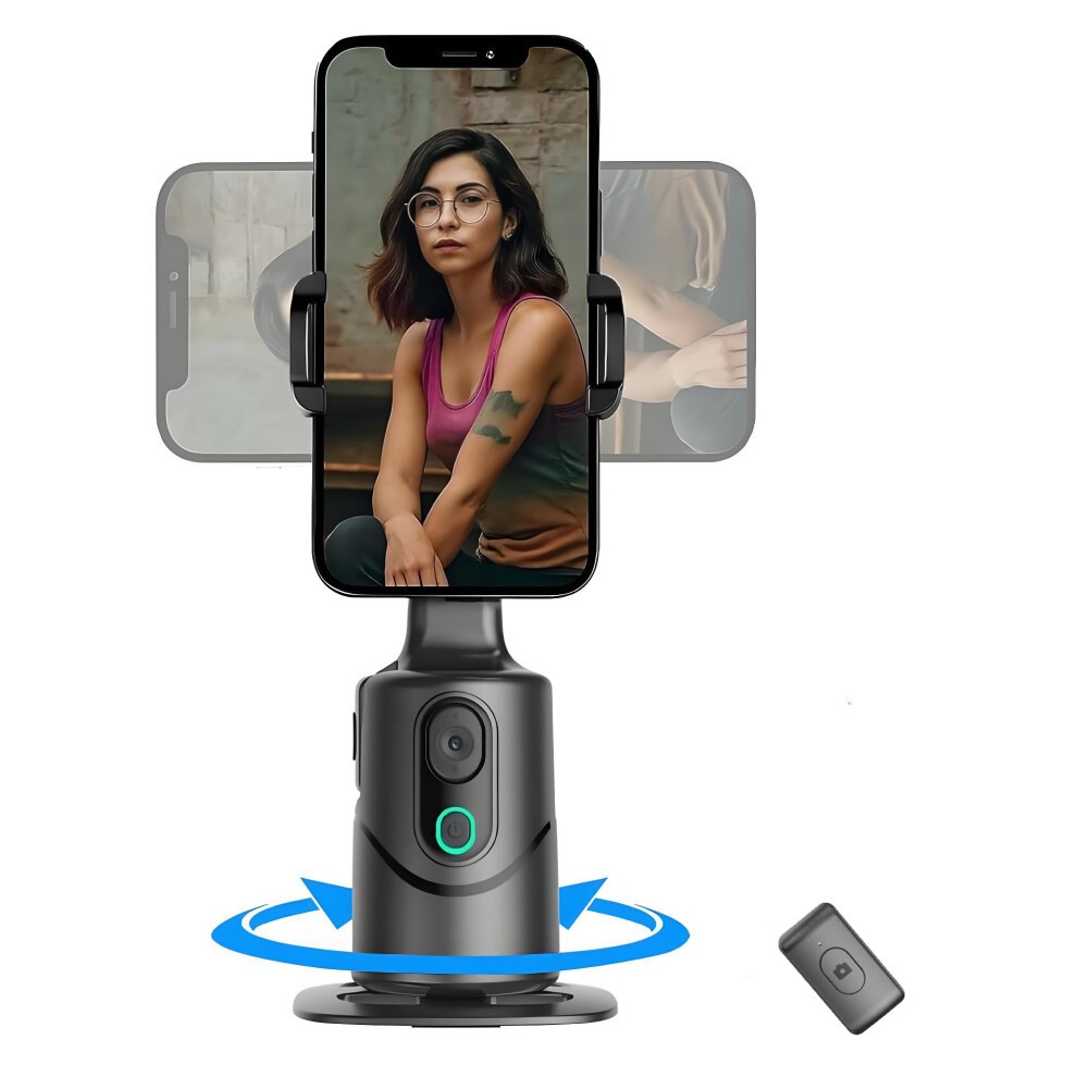 Auto Tracking Phone Tripod With 360 Ai Face Tracking, Gesture Control, Typec Charging For Vlog 9113335570405