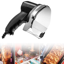 Electric Kebab Slicer with 2 Blades, Automatic Doner Kebab Knife for Precision Meat Cutting