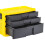 Switzer SwitZer 3-in-1 Rolling Toolbox Stackable Tool Box Tilting Bin W/ Handle Yellow 12