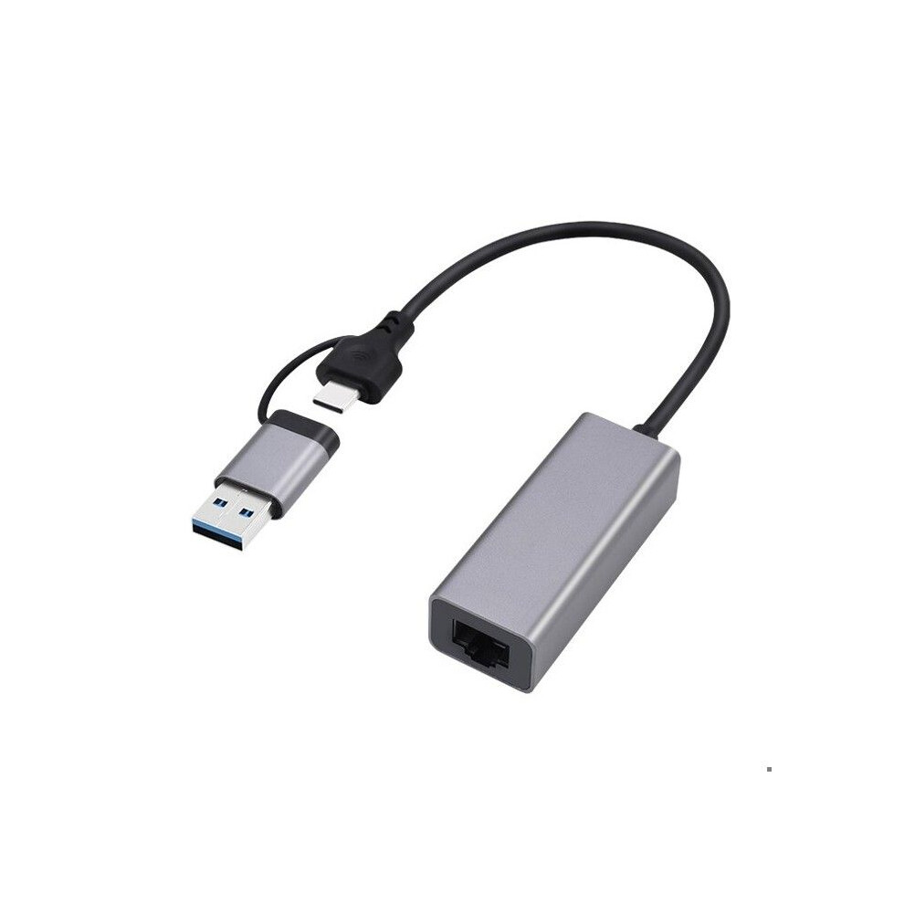 Gembird Carte Réseau USB-A/C 3.0 vers RJ45 Gigabit (USB, USB 3.1 Gen 1, USB-C, RJ45 Gigabit Ethernet (1x)), Netzwerk Adapter, Schwarz, Grau - Image 6