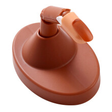 Nail Art Practice Finger with Flexible Joint and Removable Tips for Acrylic and Gel Training (Brown)