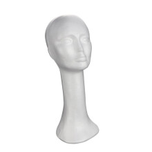 Foam Mannequin Head with Tripod Wig Stand for Styling, Display and Keeping Wig Shape