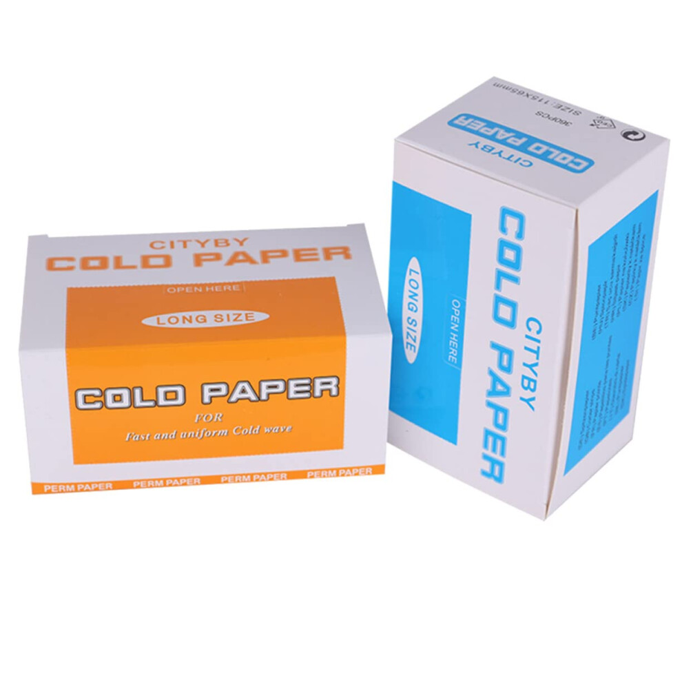 2 Boxes of Perm Paper Hairdressing Paper for Curls Hair Rollers Hair Perm Kit Color
