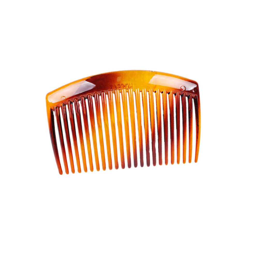 Unisex Black Plastic Hair Side Combs For Women, 23 Teeth Hair Combs For Bangs Styling And Secure Hold