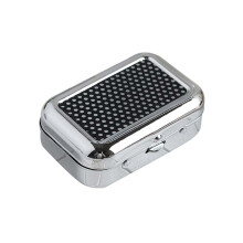 Car Ashtray with Lid, Durable Metal Body, Detachable Inner Container for Vehicle and Home