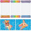 Sequin Gradient Inflatable Pool Float Hammock with Headrest PVC Lounger for Adults 5