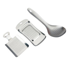 3pcs Stainless Steel Garlic Press and Crusher for Easy Ginger Crushing with Hanging Hole Kitchen Tool