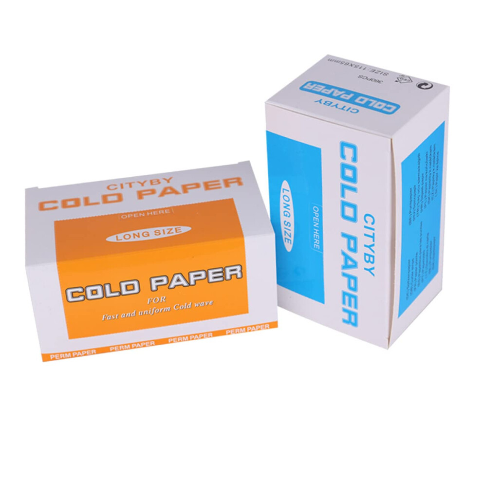 Perm End Papers Heat Resistant Ultra Thin Hair Perm Paper for Salon and Home Use