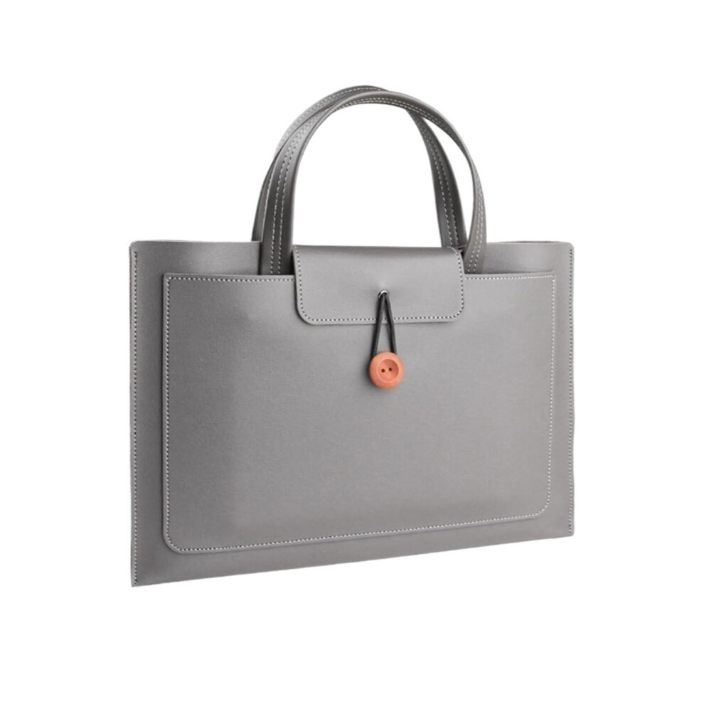 Waterproof Pu Leather Laptop Bag 1516 Inch Sleeve With Shockabsorbing Interior For Work And Travel 9113335575387