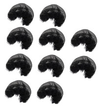 10pcs Invisible Elastic Hair Nets for Dancers, Ballet Bun Cover with Secure Breathable Fit
