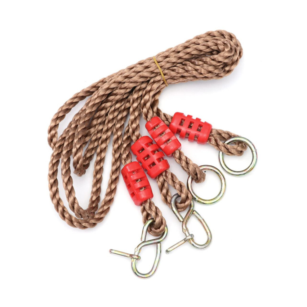 1.8m Adjustable Swing Rope 300kg Capacity for Tree and Beam Swings Adults Playground