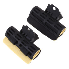 Hair Styling Clips with Thermal Insulation Pads, 4pcs Heat Resistant Salon Hair Clamps for Styling and Coloring
