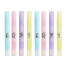 2x Refillable Nail Polish Remover Pen with 6 Replacement Tips for Quick Manicure Cleanup