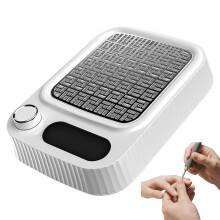 Professional Nail Dust Collector with Adjustable Suction, Reusable Filter, Quiet Manicure Pedicure Tool