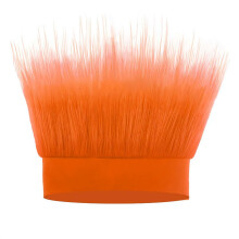 Orange Troll Wig Headband with Bright Upright Hair for Halloween Cosplay and Costume Party