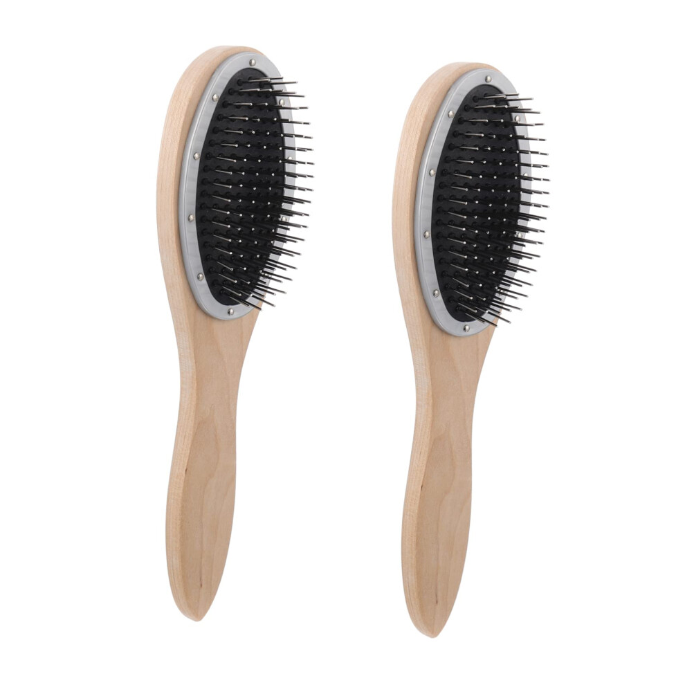 Unisex Detangling Hair Brush And Paddle Comb Set For Wet And Dry Hair, Gentle Knot Removal, Scalp Massage