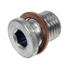 Engine Oil Drain Plug for Audi A6 A8 Quattro 20142025, Steel Fine Thread,  N91167901 N90856001