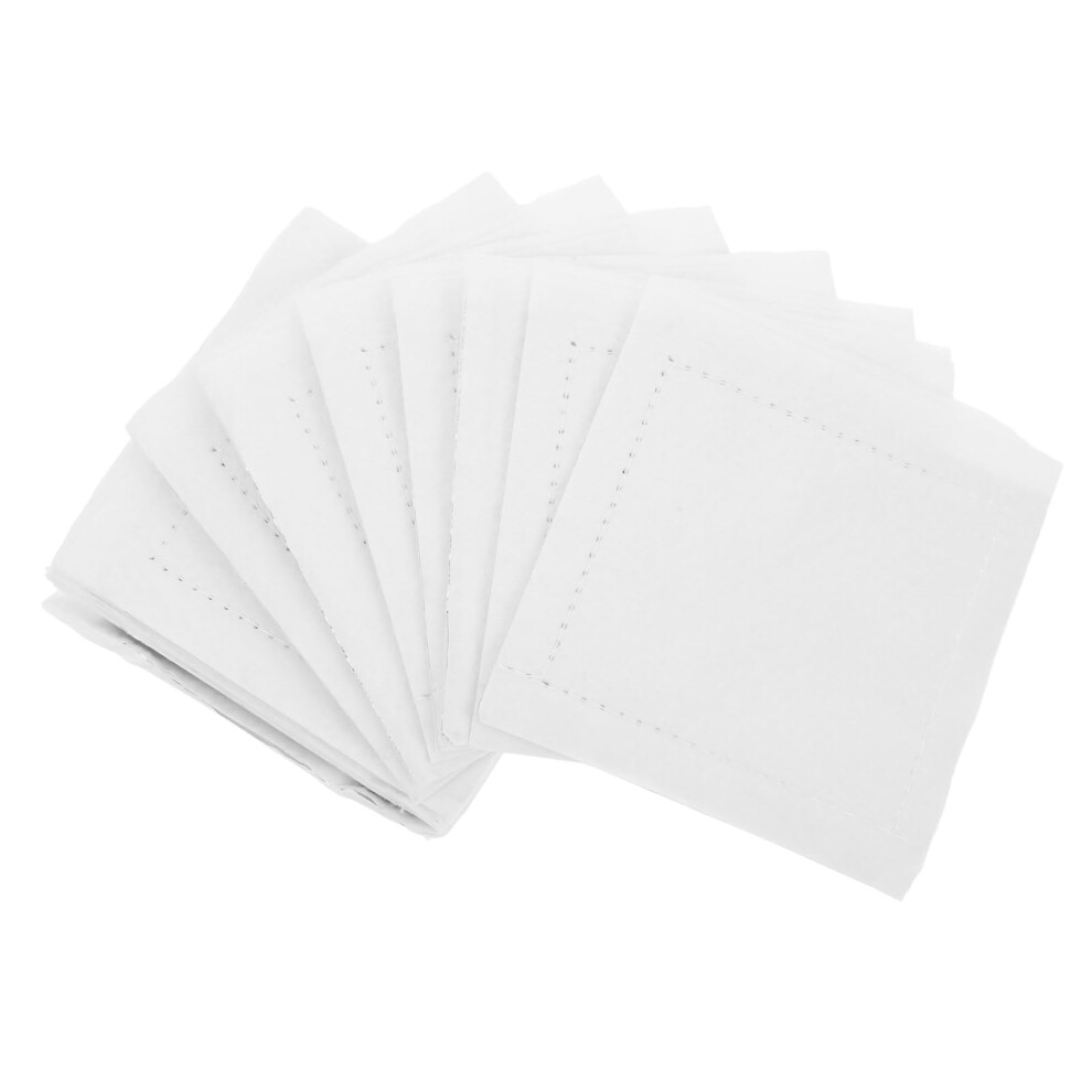 White 20 Sheets Precut Perm End Papers For Salon Use With Even Curl Results And Heat Protection