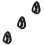3Rolls Black Elastic Thread Rope for DIY Bead Wire Jewelry Craft 5