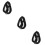 3Rolls Black Elastic Thread Rope for DIY Bead Wire Jewelry Craft 9