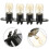 4Pcs Microwave Bulb Replacement Black LED Light Bulb Material 5