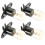 4Pcs Microwave Bulb Replacement Black LED Light Bulb Material 6