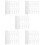 5Sets Plastic White Window Blind Tilt Wand Vertical Blind Pull Rod 10