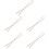 5Stk Kupferstab Roségold 5Mm Leitfähig Langlebig 8