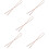 5Stk Kupferstab Roségold 5Mm Leitfähig Langlebig 10