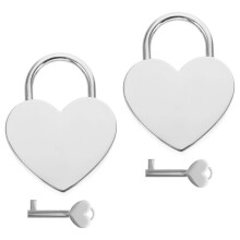 6Sets Kleine Vorhängeschlösser Herzform Für Reisen & Geschenk
