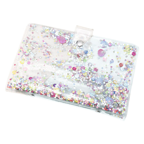 Loose-Leaf Notebook Shell Sequin Planner Cover Notepad Binder