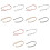 12Stk Eyeglass Chain Multicolor Leicht Sicherer Brillenhalter 3