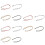 12Stk Eyeglass Chain Multicolor Leicht Sicherer Brillenhalter 7