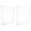 2Stück Acrylplatte Klar Transparent Led Wohnraumdekoration Panel 8