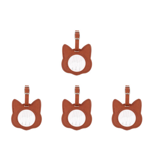 4Pièces Tags Voyage Chat Clair 1
