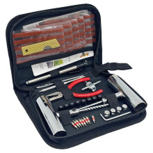 61PCS Tire  Kit with Ergonomic THandle, Universal Car Truck Motorcycle Puncture Tools