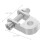1Paar Aluminium Stoßdämpfer Extender Höhenadapter Für Silber 2
