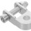 1Paar Aluminium Stoßdämpfer Extender Höhenadapter Für Silber 10