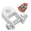 1Paar Aluminium Stoßdämpfer Extender Höhenadapter Für Silber 11
