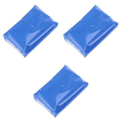 3Stk Blaue Auto Clay Bar Schlamm- & Schmutzentferner Einfach Anwendbar 2