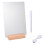 3Sets Acrylic Note Board White Luminous Message Board for Home 1